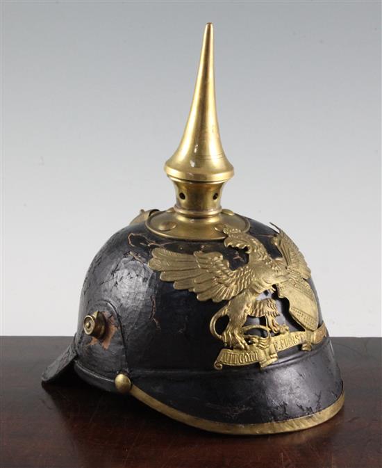 A WWI Pickelhaube, 10in.